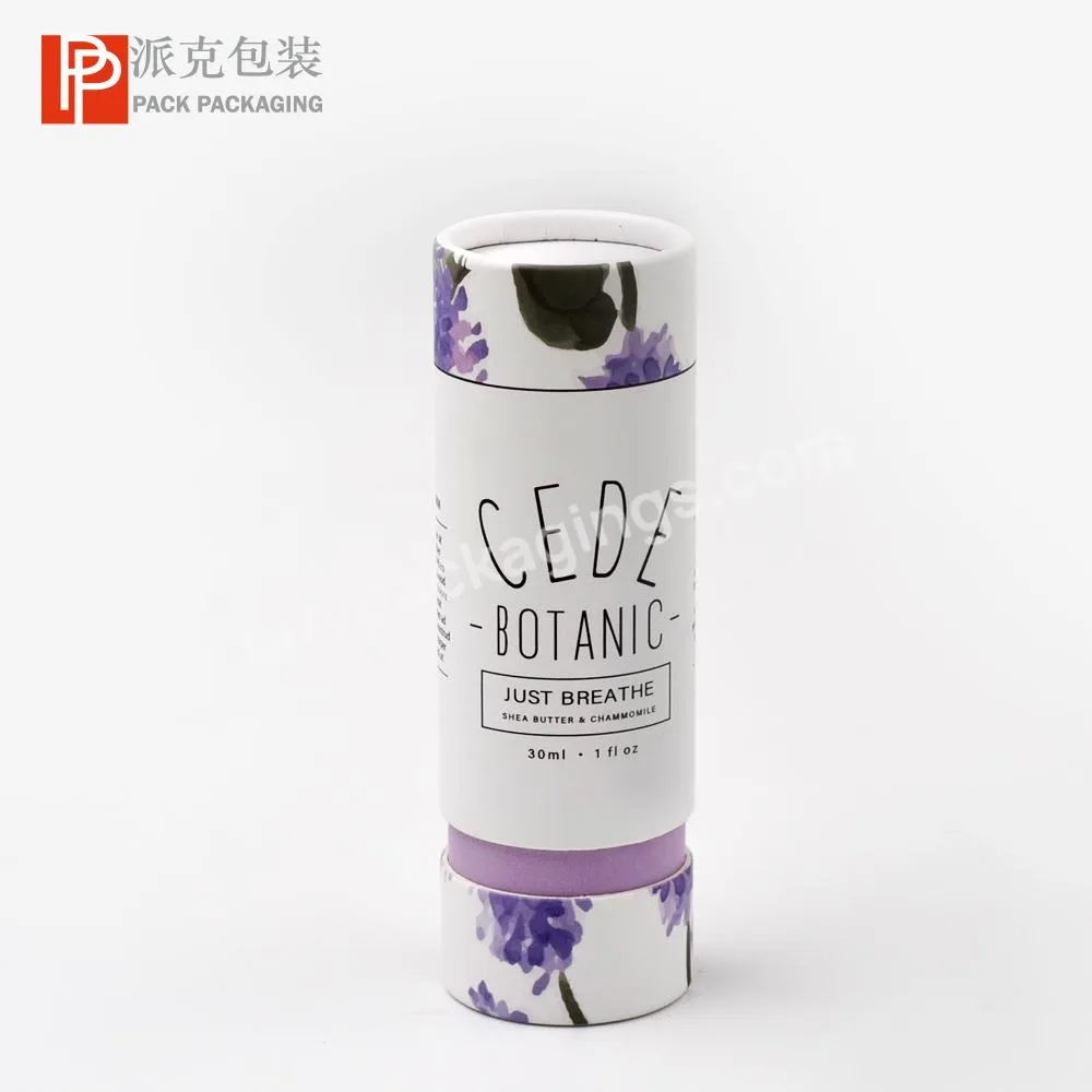 Round Tube Paper Packaging Boxes for 10ml Essential Oil Dropper Bottle