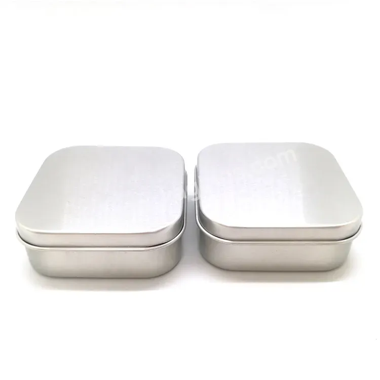 Rts 90g High Quality Square Aluminium Refillable Storage Jars For Candy 90g Empty Cosmetic Cream Jar - Buy Aluminum Jar For Candy,Aluminum Jar,Aluminum Cosmetic Jar.