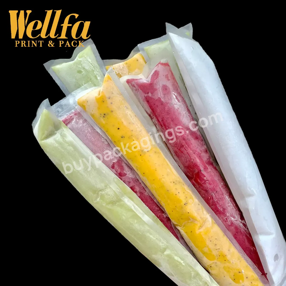 Sac Clear Custom Printed Heat Seal Zipper Fruit Juice Freeze Pe Plastic Popsicle Pouch Ice Pop Lolly Packaging Bags - Buy Plastic Bags Freezer Bags Bolsas Popits Ice Cream Wrapper Ice Cream Popsicle Packaging,Wholesale Custom Small Clear Transparent