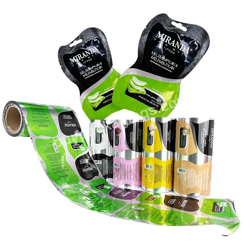 Sachet Cosmetics Printed In Rolls Sanitizer Shampoo Essence Cream Automatic Wrapping Lamination Metalized Film Rolls Packaging - Buy Sachet Cosmetics,Metalized Film Rolls Packaging,Mini Sample Shampoo Packaging.