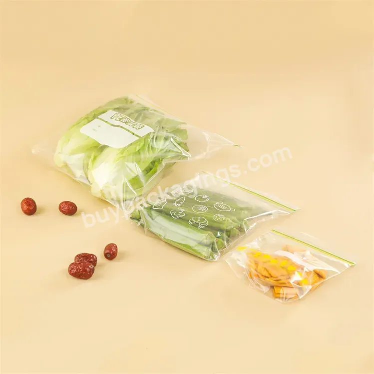 Safe Food Storage Packaging Double Zipper Freezer Plastic Bag - Buy Safe Food Storage Bag,Double Zipper Plastic Bag,Double Zipper Freezer Bag.