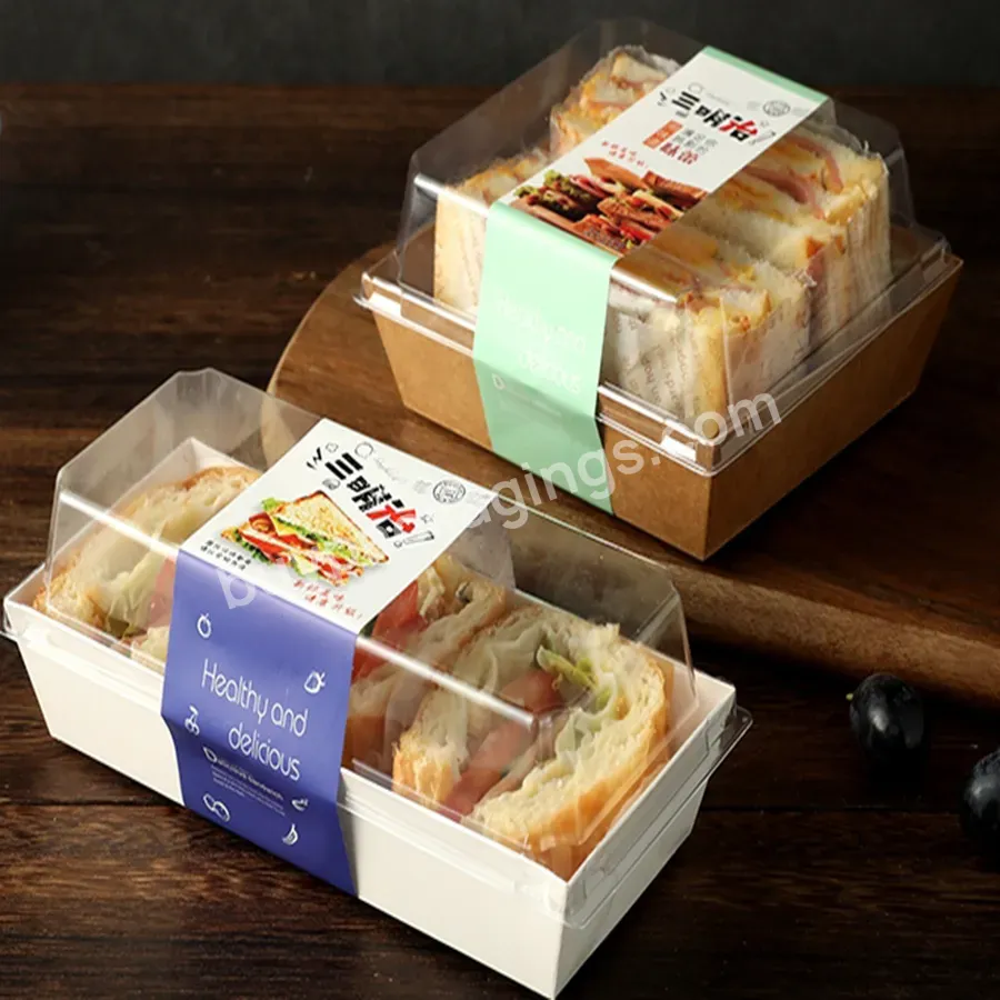 Sandwich Box Disposable High Quality Long Shape Sandwich Box Custom Folding Sandwich Box - Buy Triangle Shape Sandwich Box,Folding Sandwich Box,Sandwich Box Disposable.