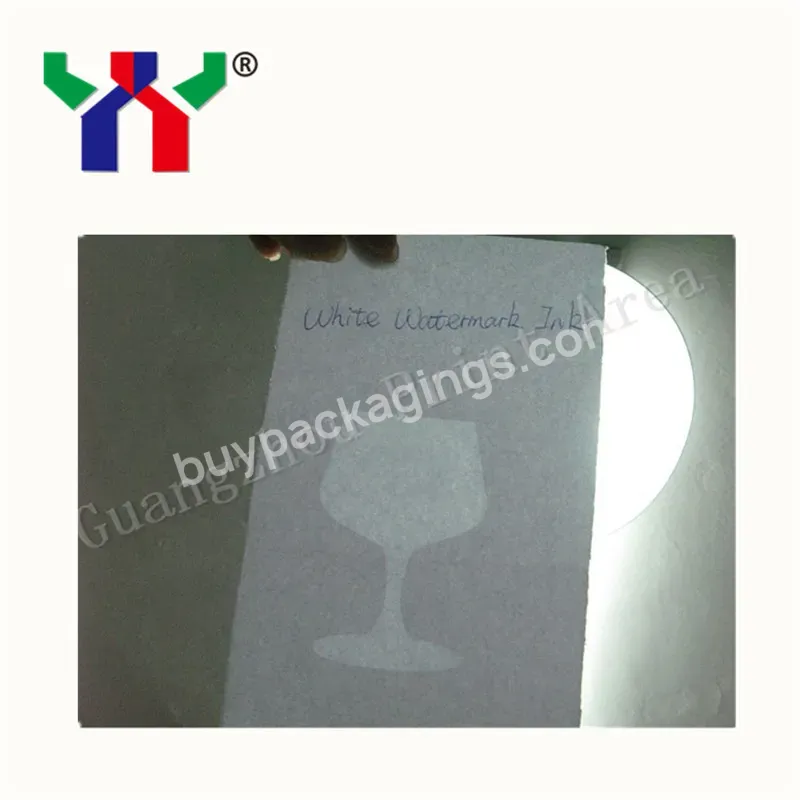 Screen Printing White Watermark Ink/printing Watermark,1 Kg/can - Buy Printing Watermark,Watermark Ink,Screen Watermark Ink.