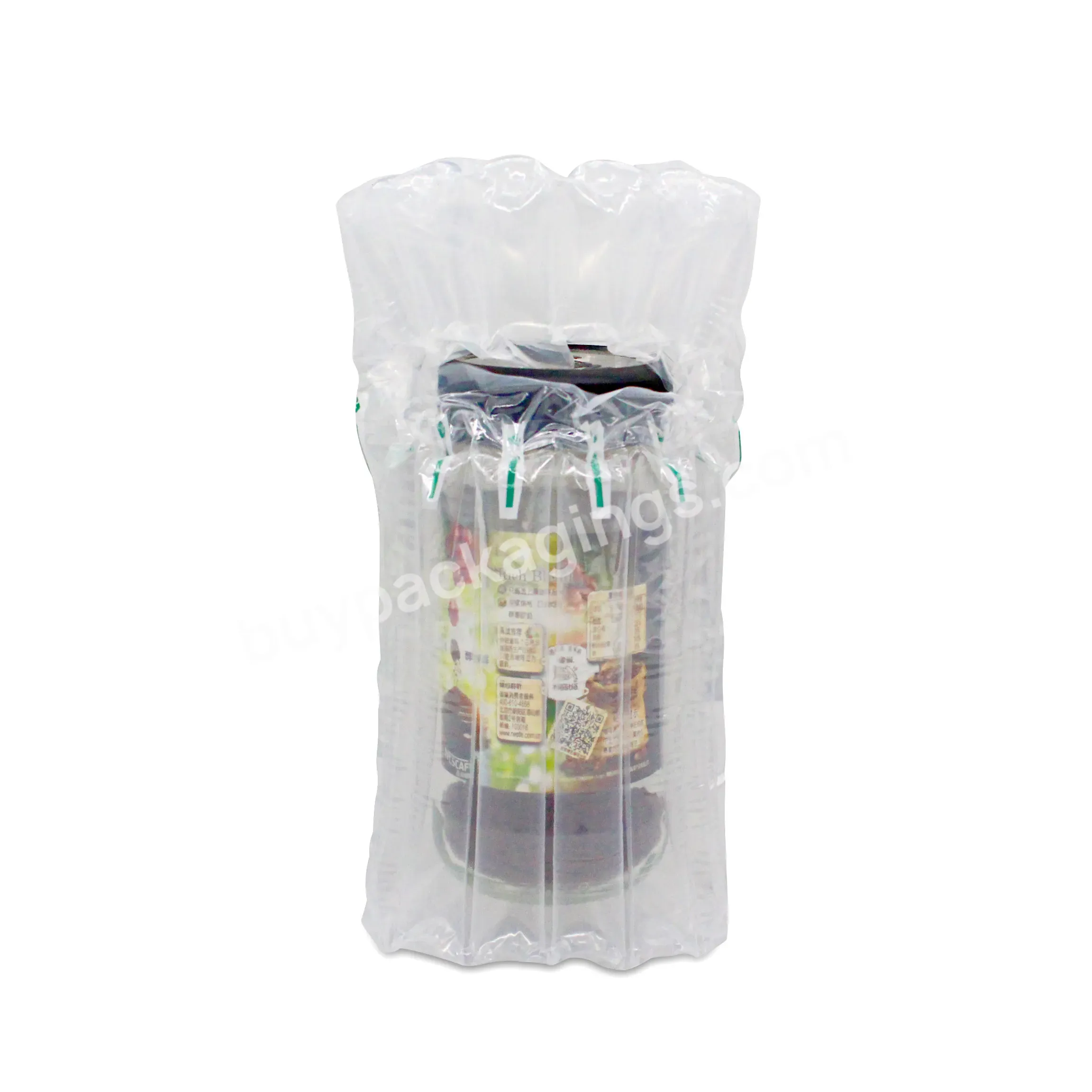 Seal Bubble Cushion Plate Wine Bottle Inflatable Protective Air Column Bag Wrapping Roll Buffer Packaging - Buy Wine Bottle Inflatable Protective Air Column Bag,Single Wine Bottle Protective Packaging,Air Column Bag Custom Size.