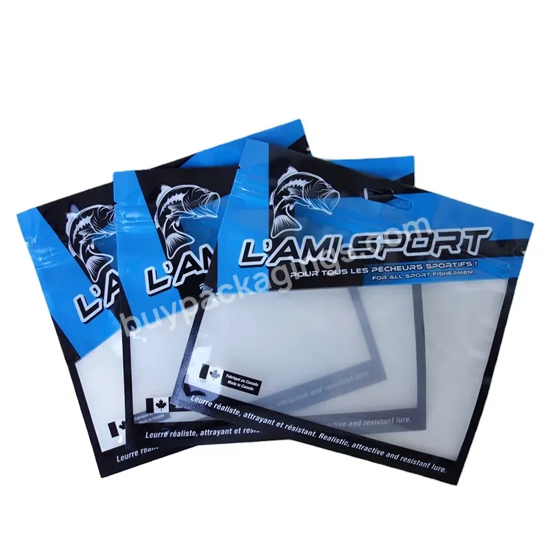 Sealable Plastic Film Mylar Zipper Bag With Logos Fishing Lures Smell Proof Packing Bags - Buy Zipper Bag For Fish Bait Lure,Mylar Bags Custom Printed,Plastic Bags With Logos.