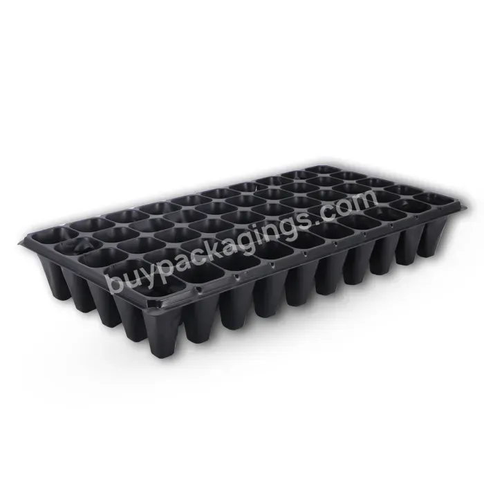 Seed Packaging Plastic Plant Deep Wholesale 50 Holes Black Color Blister Seedling Trays Ps Accept - Buy Seedling Tray,Nursery Trays,Plant Seedling Trays.