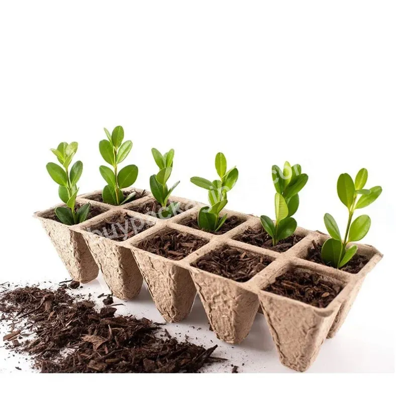 Seed Starter Peat Pots Kit For Garden Seedling Tray 100% Eco-fiendly Seed Starter Tray - Buy Seeding Pot,Garden Pot,Plants Pot.
