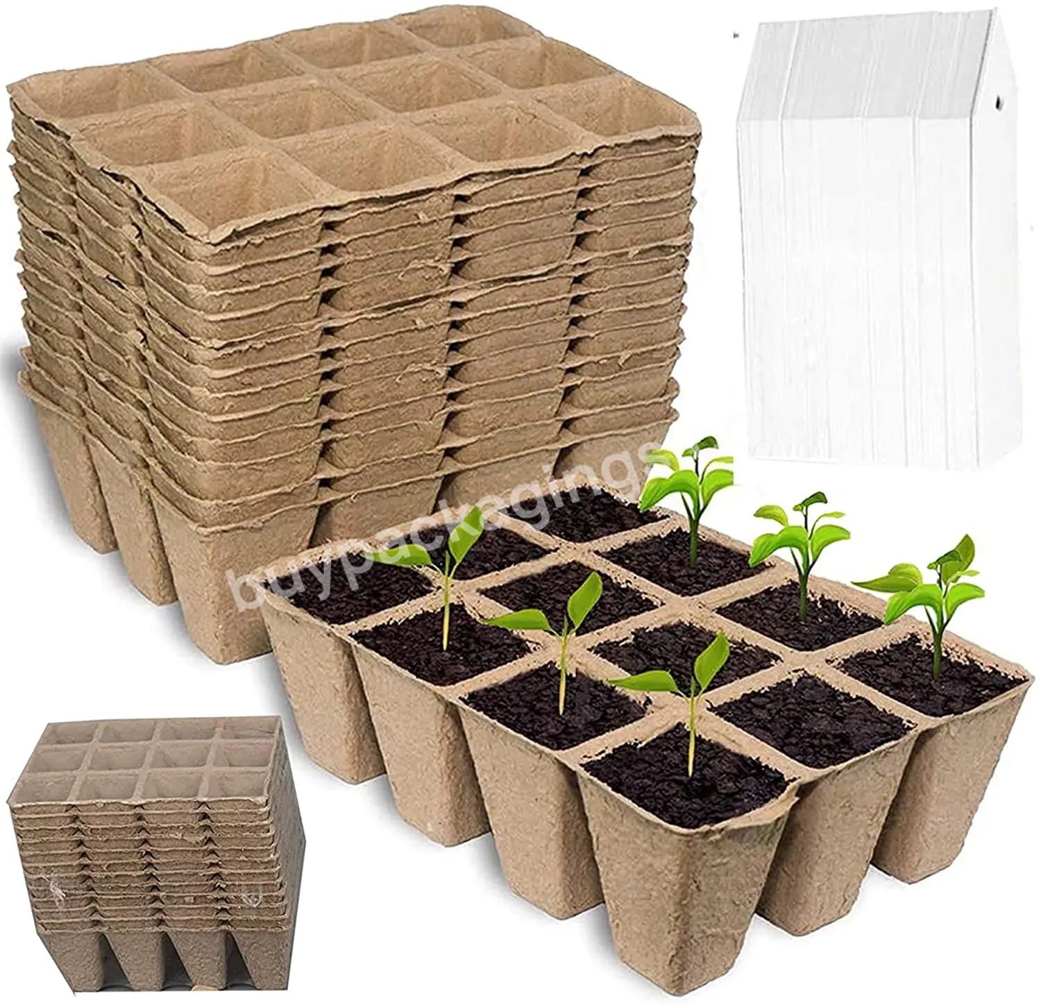 Seed Starter Peat Pots Premium Seed Starter Tray Peat Pots For Garden Seeding Germination Trays Nursery Biodegradable - Buy Seeding Pot,Seeding Trays,Nursery Pots.