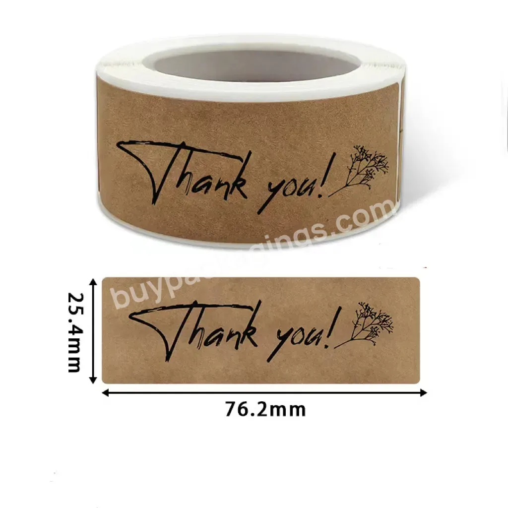 Self Adhesive Sticker Paper Thank You Supporting My Small Business Sticker Sheet Custom Kraft Paper Sticker - Buy Kraft Paper Sticker,Kraft Paper Stickers Custom,Kraft Sticker Paper Sheet.