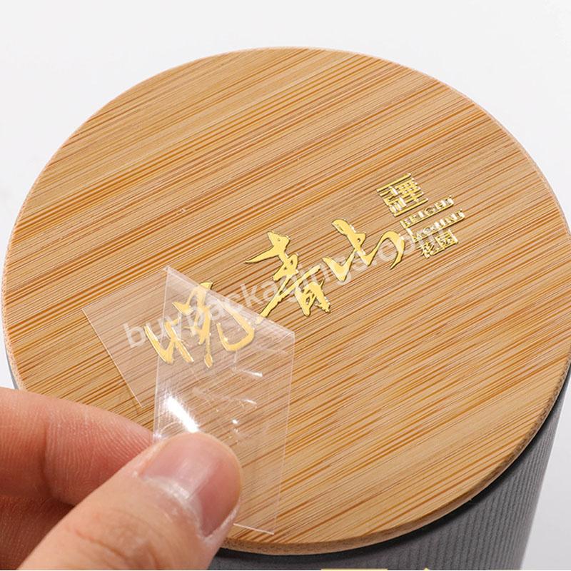 Self Adhesive Vinyl Customized Printing Clear Gold Foil Water Proof Plastic Stickers Transparent Logo Label - Buy Water Proof Plastic Stickers,Transparent Logo Label,Customized Printing Clear Gold Foil Water Proof Plastic Stickers.