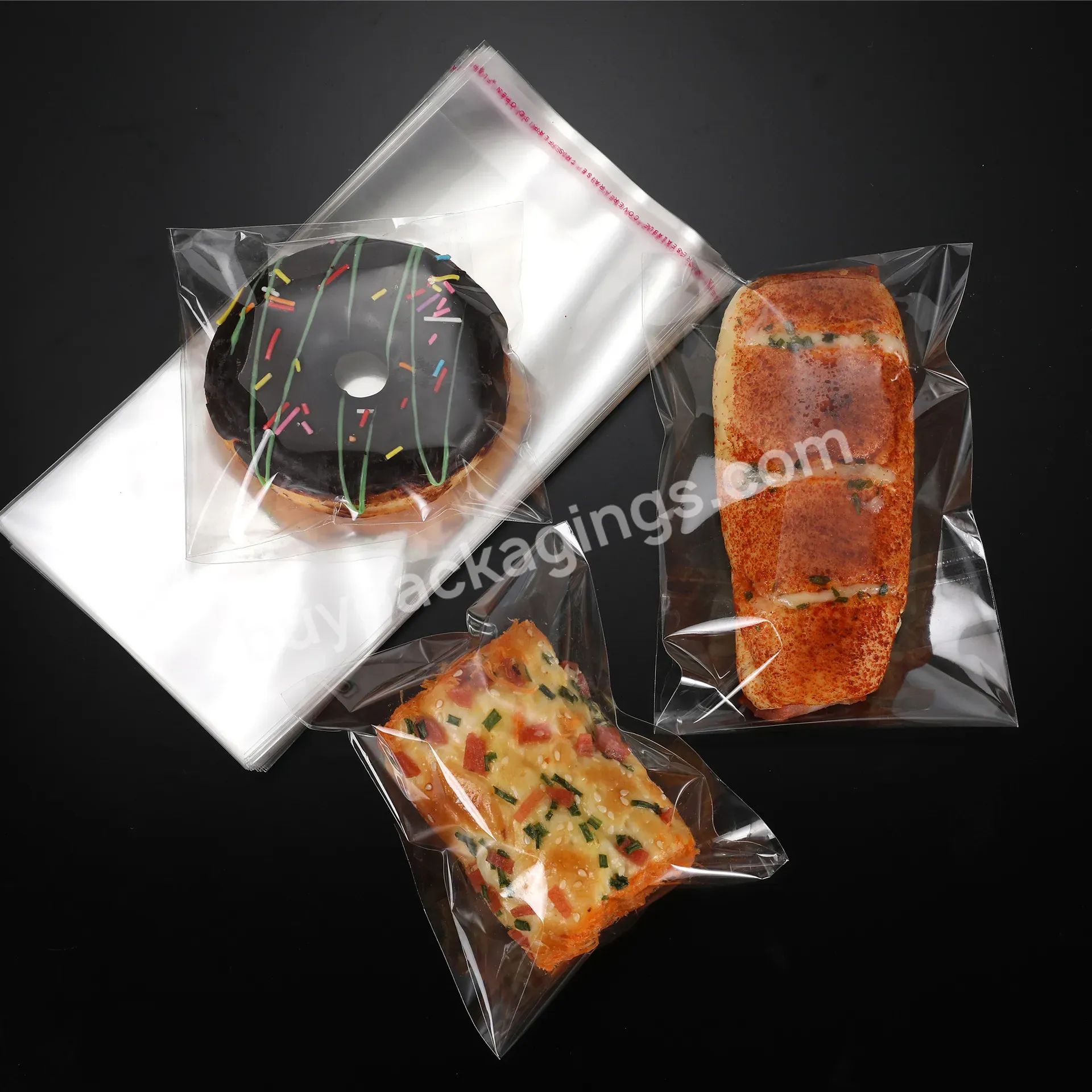 Self Seal Opp Custom Logo Thick Clear Plastic Poly Opp Bags Productverpakking - Buy Self Sealing Opp Plastic Gift Bags,Resealable Customized Self Seal Adhesive Bopp Pp Opp Poly Plastic Cello Packaging Bags For Cellophane Candy Garment Clothing,Custom