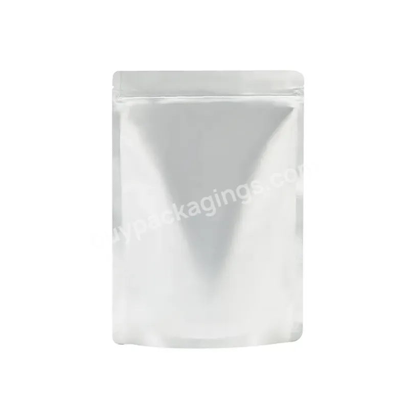 Self Sealing Tin Foil Custom Sub Packaging Bag Tea Gift Cat Dog Food Pure Aluminum Bag Pull Bone Bag