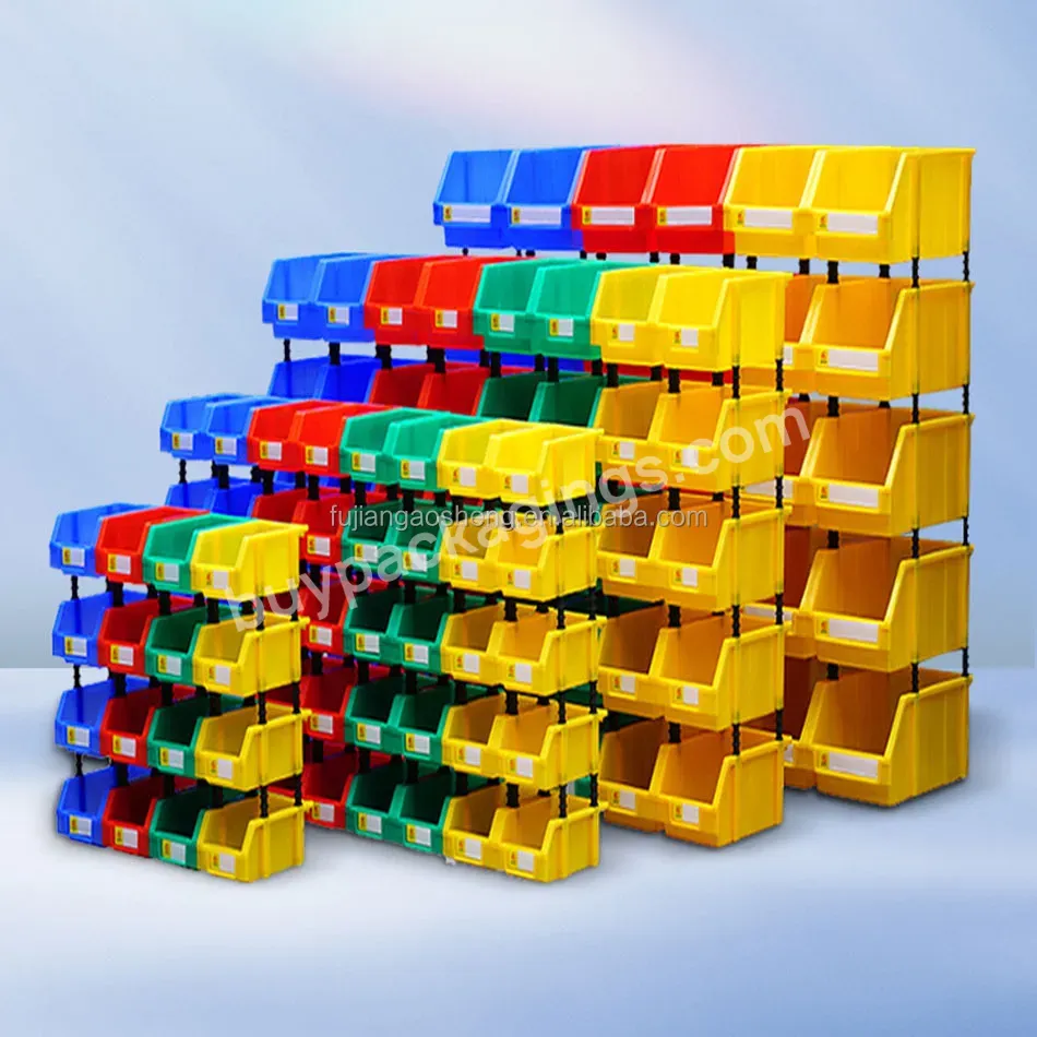 Shelf Bins Cheap Price For Industrial Plastic Portable Boxes Plastic Stackable And Divisible Storage Shelf Bins