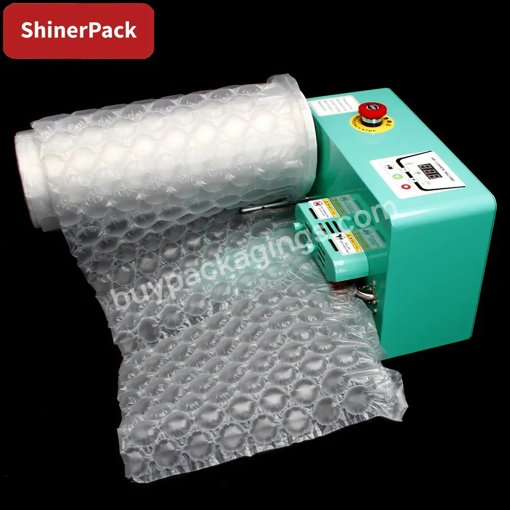 Shinerpack 2023 Mini Durable New Air Pillow Maker Bubble Film Roll Cushion Machine