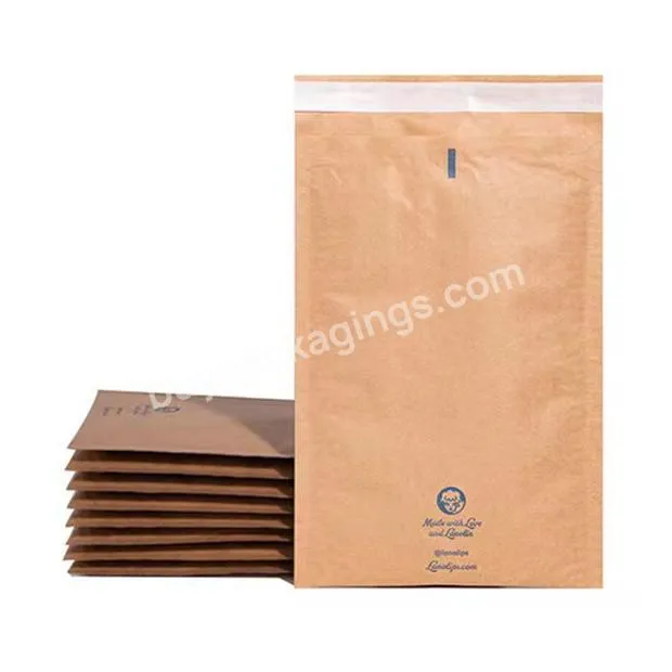 Shipping Packaging Padded Mailers Honeycomb Paper 100% Recyclable Eco Friendly Mailing Kraft Paper Envelope