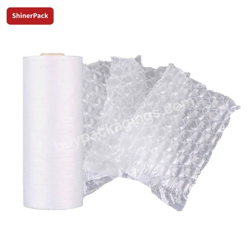 Shockproof Air Bubble Packaging Cushion Film Wrap Roll - Buy Inflatable Air Filled Bubble Cushion Wrap Pillow Packaging Bag Packing Film Making Machine,Inflatable Air Cushion Bag Film Packaging Roll Packing Machine,Bubble Packaging.