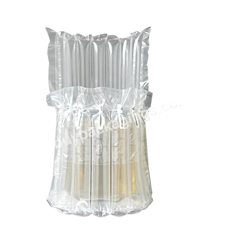 Shockproof Custom Packaging Of Air Column Cushion Bag For Honey Glass Bottle Protector - Buy Inflatable Air Filled Cushion Pillow Packaging Bag Packing Film Making Machine,Inflatable Air Cushion Bag Film Packaging Roll Packing Machine,Plastic Air Cus