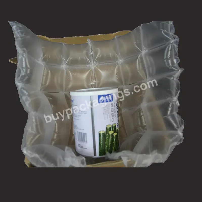 Shockproof Protective Packaging Buffer Material Air Cushion Packaging Column Foam Roll Inflatable Filling Air Bubble Film - Buy Air Cushion Packaging,Air Cushion Film,Air Column Roll.
