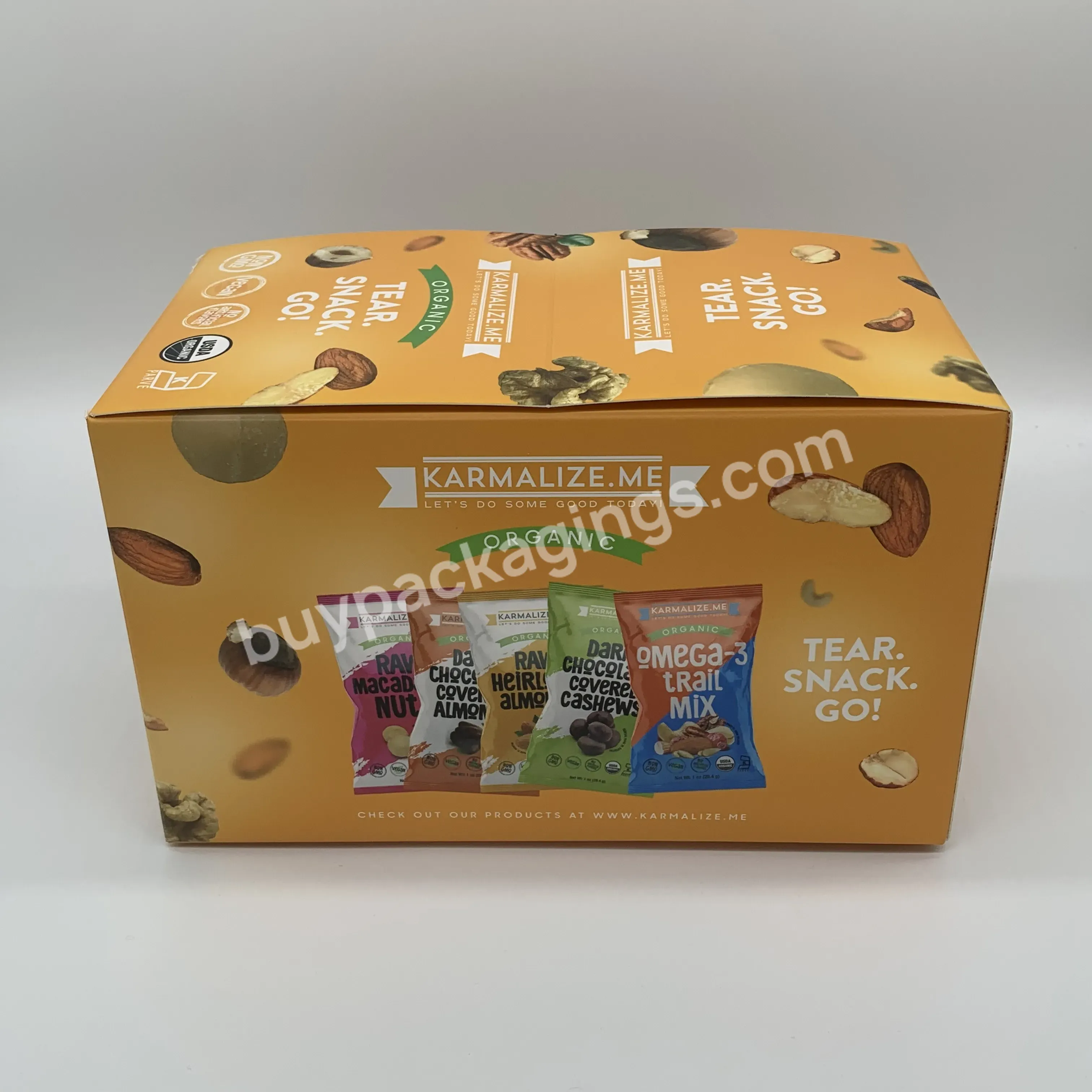 Shop Pdq Popup Folding Blank Custom Cardboard Retail Gift Snack Pet Food Display Showing Stand Box With Customized Logo Printing - Buy Food Snack Chips Display Box,Carton Paper Display Box,Food Paper Box Snack Box.