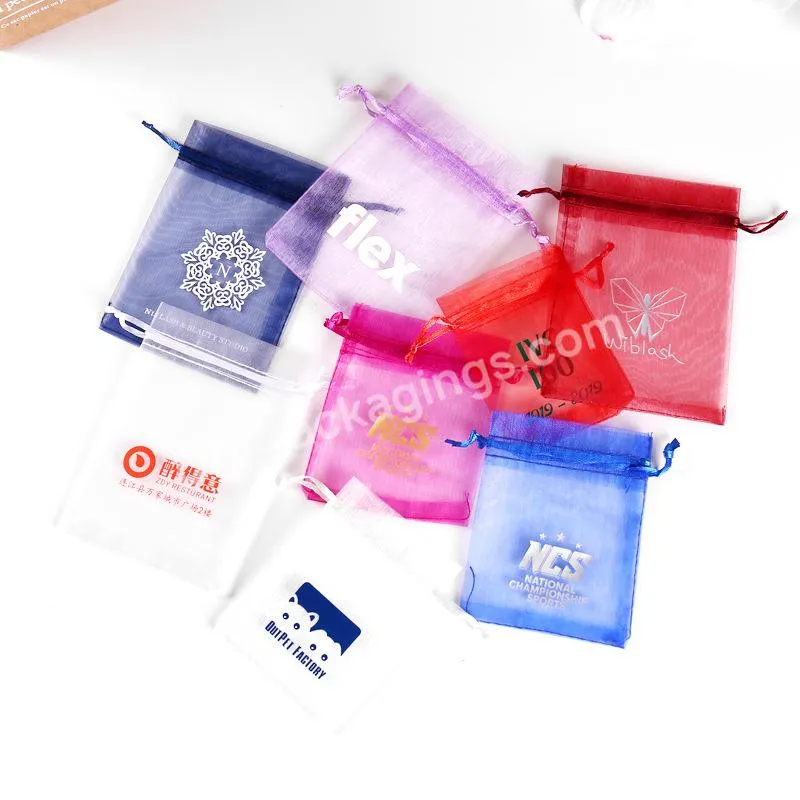 Silk Pillow Case Hairband Eyemask Satin Pouch Gift Bag for Hair Custom Logo Packaging Small Satin Star Bow Offset Printing
