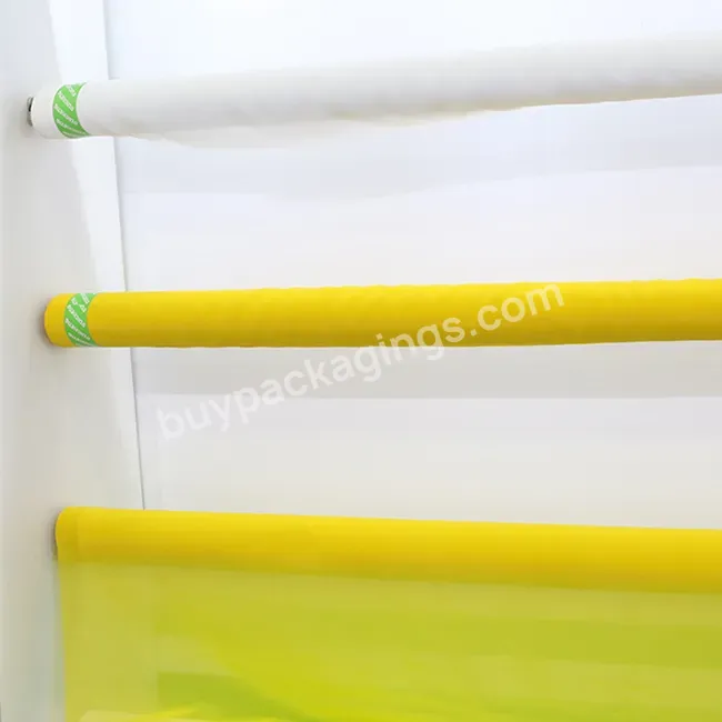 Silkscreen Roller Polyester Screen Printing Fabric Mesh With Frame