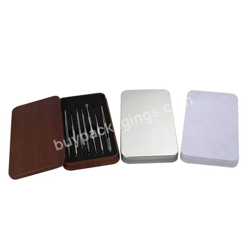 Silver Custom Logo Needle & Thread/beauty Tools Storage Metal Tin Box - Buy Empty Tin Case For Makeup Tools Packaging,Wholesale Custom Printed Metal Tins With Lid,Free Sample Medical Kit/gift & Crafts Storage Metal Container.
