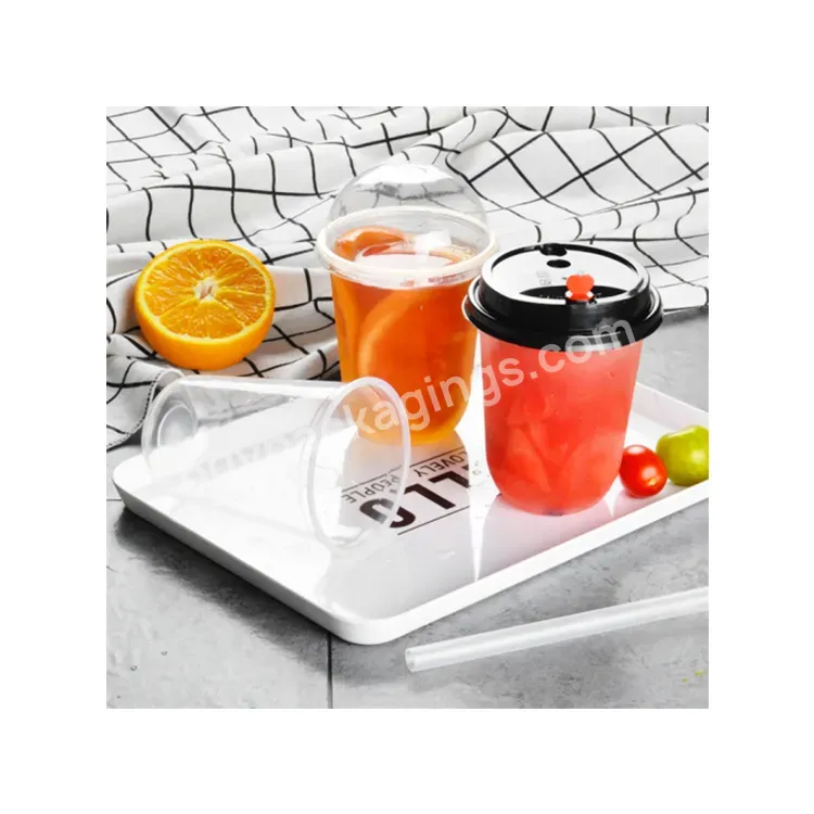 Sim-party 1000pcs U Shape 95mm 360.550/650ml Cold Drink Milktea Bubble Tea Disposable Plastic Juice Cups - Buy Disposable Plastic Juice Cup,Disposable Coffee Cup,U Shape Juice Cup.