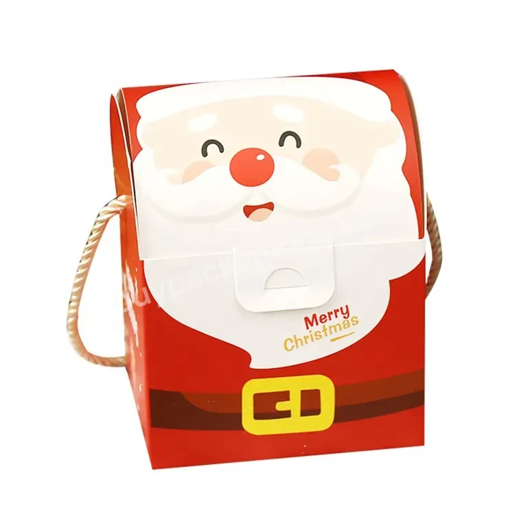 Sim-party Custom Food Messenger Bags Handle Apple Paper Box Christmas Candy Cookie Package - Buy Christmas Sweet Biscuit Box,Christmas Decorations Package,Custom Cardboard Package Design Box.