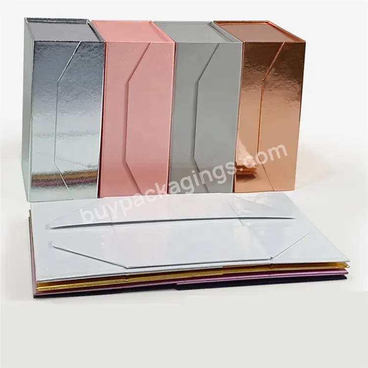 Sim-party Customized Logo Luxury Book Shape Box Packaging For Magnetic Paper Foldable Gift Box - Buy Magnetic Gift Box,Foldable Book Shape Box,Birthday Gift Box.