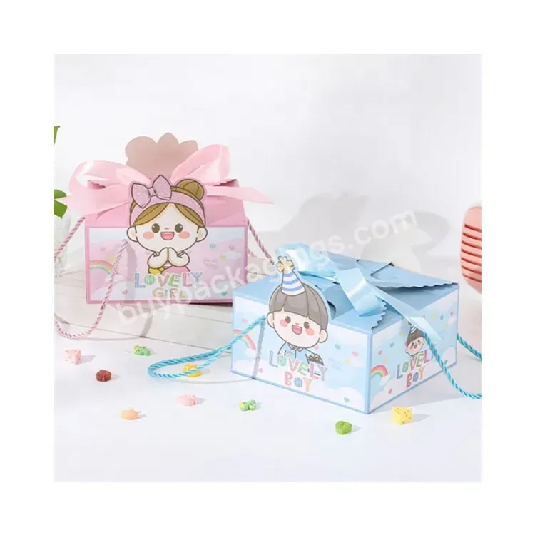 Sim-party Cute Children Birthday Party Candy Chocolate Gift Box Kindergarten Starts Gifts Crafts Box - Buy Gift Craft Box,Kids Birthday Gift Box,Newborn Baby Party Gift Box.