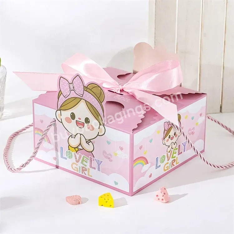 Sim-party Cute Children Birthday Party Candy Chocolate Gift Box Kindergarten Starts Gifts Crafts Box - Buy Gift Craft Box,Kids Birthday Gift Box,Newborn Baby Party Gift Box.