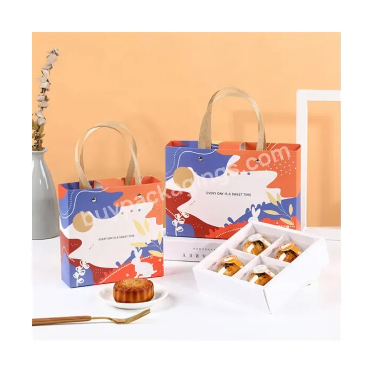 Sim-party Eco Friendly Nougat Biscuit Cardboard Gift Portable 4/6 Dividers Parcel Boxes The Moon Cake Box - Buy The Moon Cake Box,Portable 4/6 Dividers Parcel Boxes,Eco Friendly Nougat Biscuit Cardboard Gift Box.