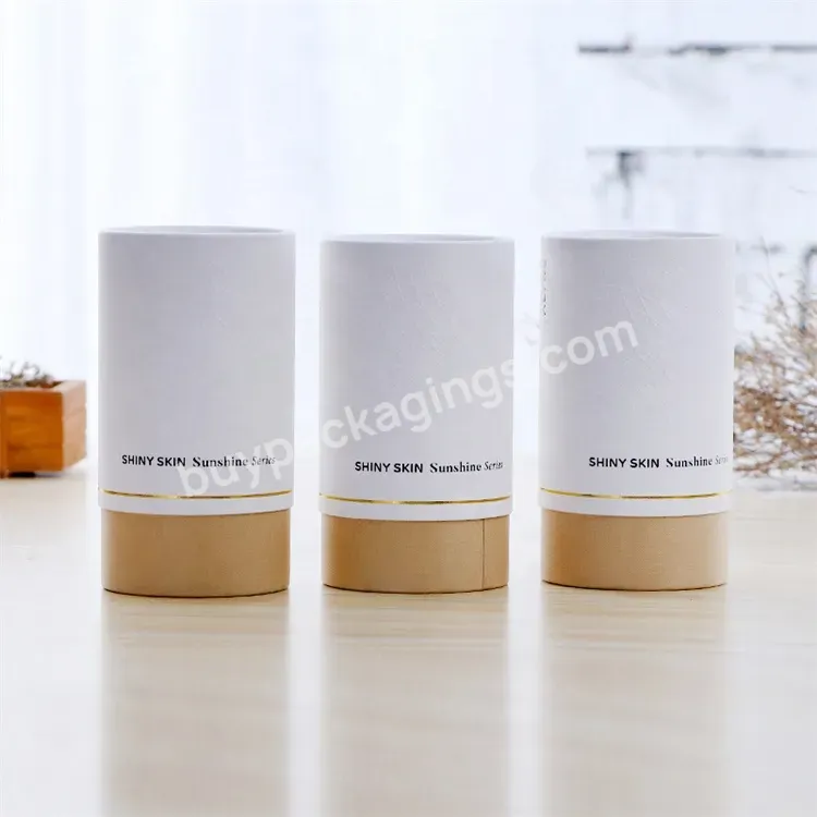 Sim-party Factory Cosmetic Flower Tea Candy Food Cylinder Packaging Paper Jar Custom Round Box - Buy Custom Paper Cylinder Box,Cylinder Gift Box,Cylinder Candle Packaging.