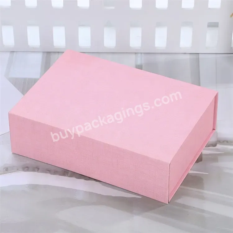 Sim-party Factory Supply Custom Classic Plain Color Folding Party Gift Boxes With Magnetic Lid - Buy Gift Boxes With Magnetic Lid,Plain Color Gift Box,Folding Handle Gift Bags.