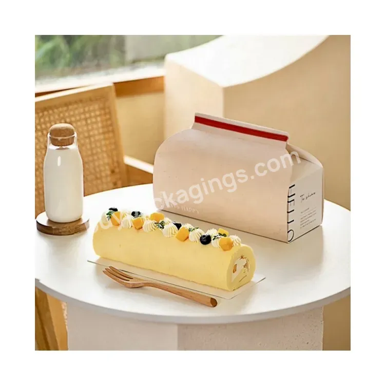 Sim-party Nice Bread White Paper Dessert Picnic Boxes Packing Pastry Box Mousse Swiss Cake Roll Box - Buy Mousse Swiss Cake Roll Box,White Paper Dessert Picnic Boxes Packing Pastry Box,Nice Bread Food Box.