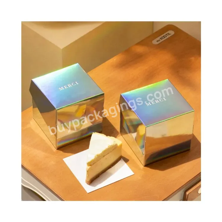 Sim-party Stock Mini Cookie Dessert Bakery Packing Triangle Mousse Laser Box Favor Boxes Cake Slice - Buy Favor Boxes Cake Slice,Triangle Mousse Laser Box,Mini Cookie Dessert Bakery Packing Packaging In Stock.