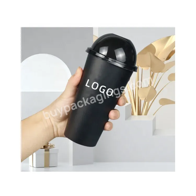 Sim-party Stylish Youth Favorite Black 12oz 16oz 20oz 24oz Coffee Cup With Lids Pp Cups Plastic Disposable - Buy Custom Disposable Coffee Cups,12oz Disposable Plastic Smoothie Cups With Lids,Pp Cups Plastic Disposable.