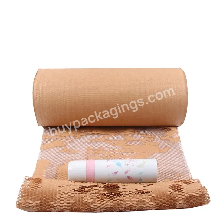 Size 50cm*150m Honeycomb Paper Wrap Brown,White Recyclable Honeycomb Kraft Paper Honeycomb Paper Packaging - Buy Honeycomb Paper Packaging,Honeycomb Kraft Paper,Honeycomb Paper Recyclable Kraft Paper Wrapping Cushioning Paper.