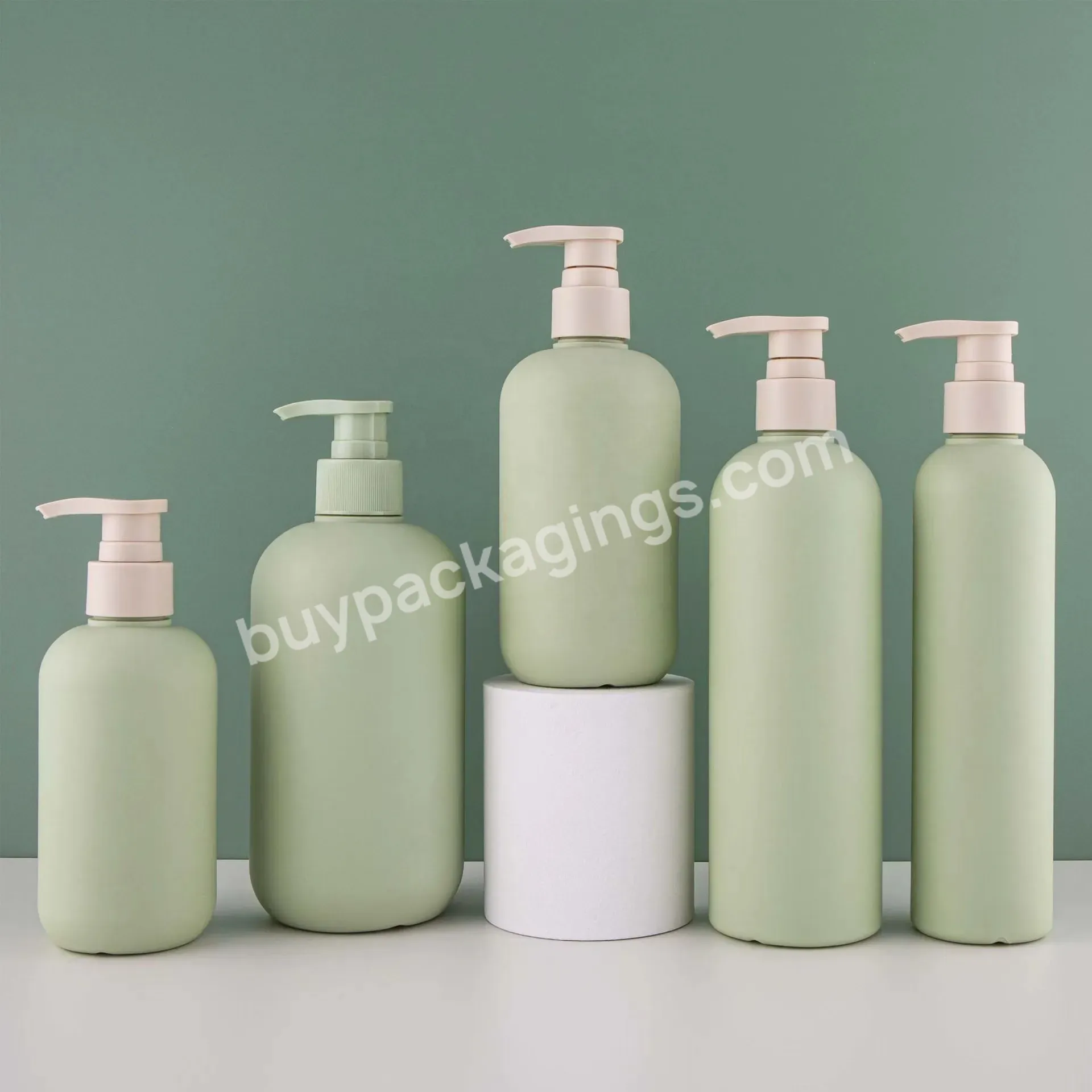 Skincare Bottle Pump Sprayer Frost Liquid Soap Packaging Recycled Hdpe With Plastic Green In Stock 200ml 260ml 300ml 400ml 500ml - Buy Recyclable Bottles 310ml,Biodegradable Wheat Straw Bottles,Amber Hdpe Plastic Bottle.