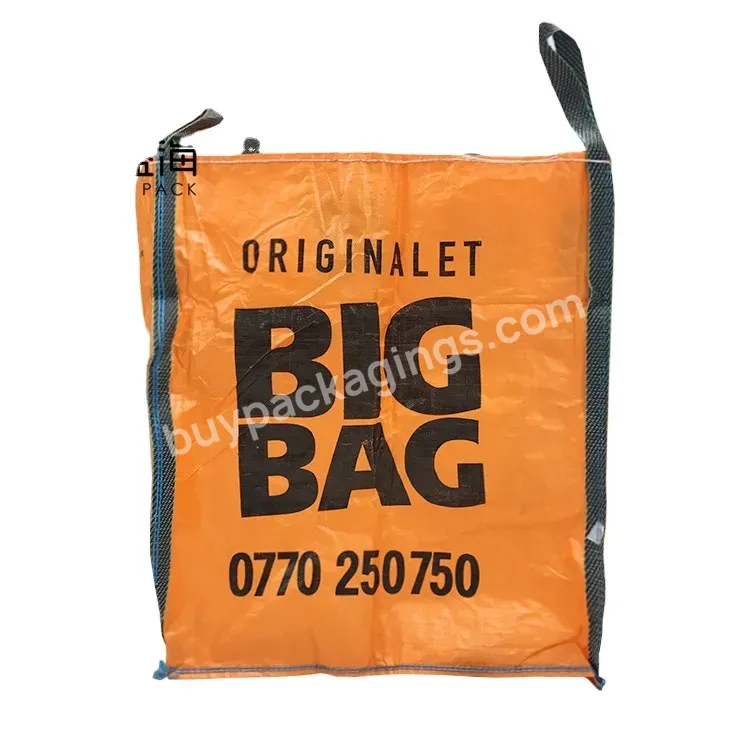 Skip Bag Manufacturer For Waste Rubbish Clearing 1500kg 2000kg Large Bag Waste Skip Bag
