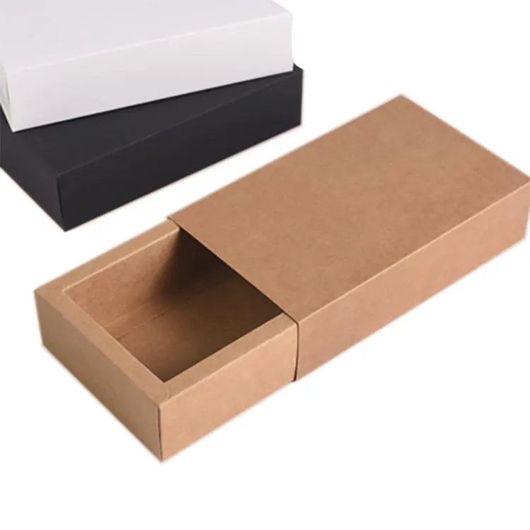 sleeve eyelash Wholesale Custom Logo Printing Brown Kraft Cardboard Paper Sleeve Quality Box Packaging