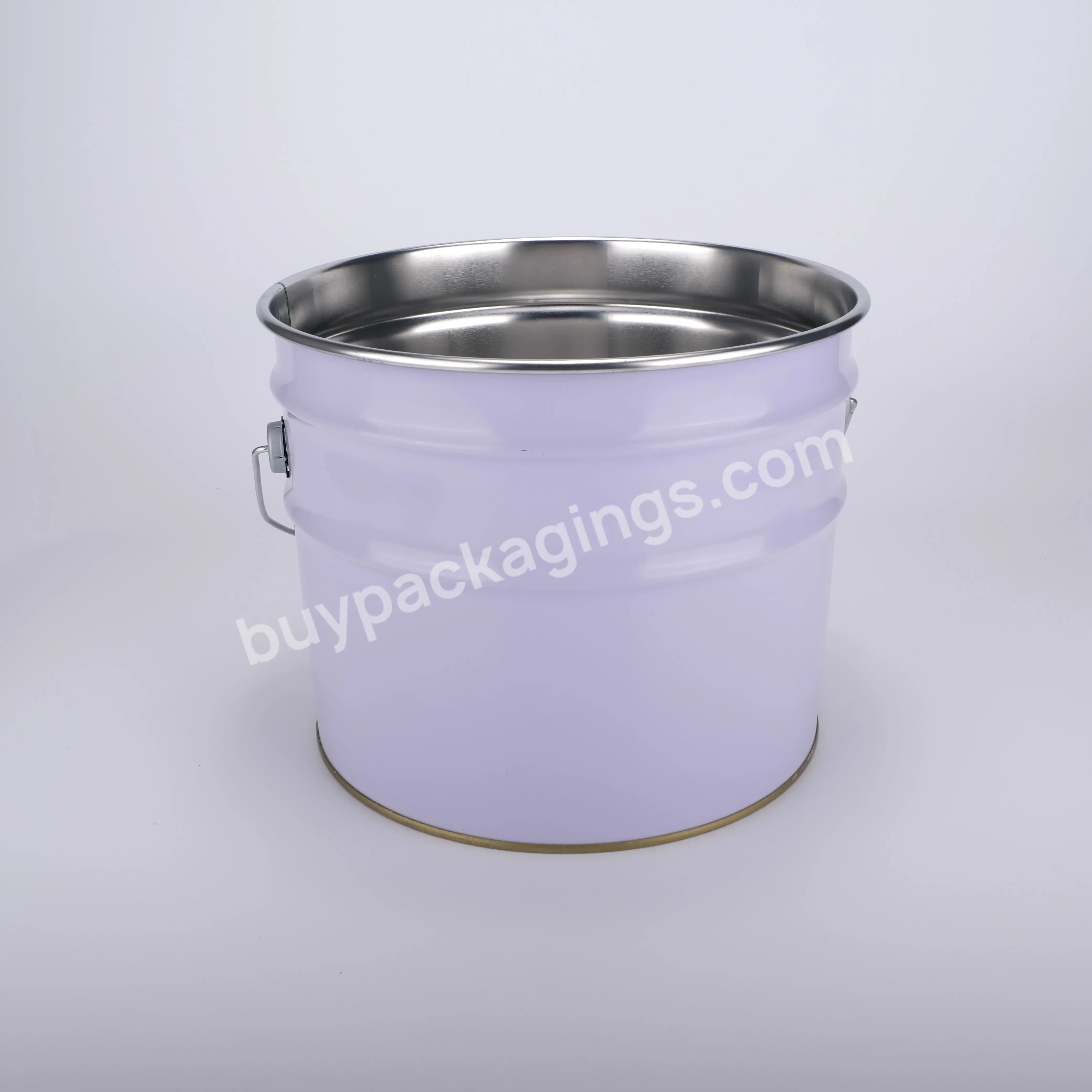 Small 2 3 Gallon 10l 12l Liner Metal Paint Metal Products Pail Metallic Bucket - Buy Pails Metalicas,Pails Metalic,Bucket Fot Paint.