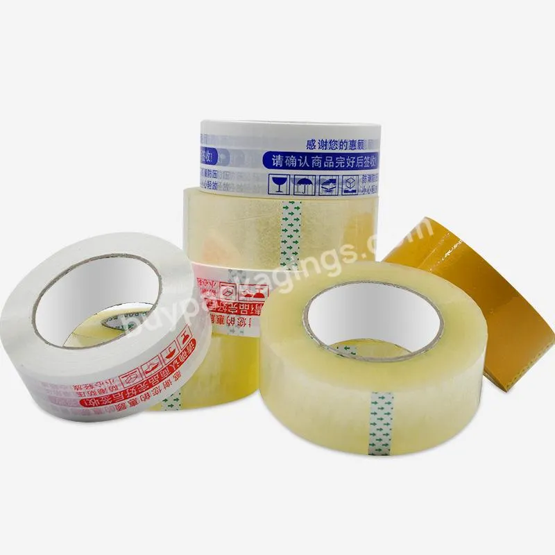 Small Adhesive Bopp Super Clear High Quality Custom Office School Stationary Packing Packaging Stationery Tape
