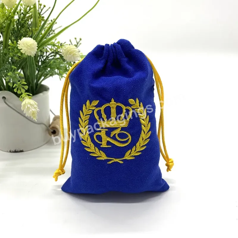 Small Gift Drawstring Jewelry Bags With Logo Custom Packaging Bag Velvet Suede Jewelry Pouch - Buy Packaging Bags For Jewelry,Jewelry Bag Pouch,Suede Bag Jewelry.