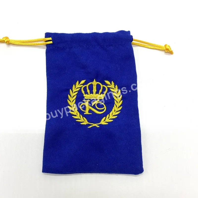 Small Gift Drawstring Jewelry Bags With Logo Custom Packaging Bag Velvet Suede Jewelry Pouch - Buy Packaging Bags For Jewelry,Jewelry Bag Pouch,Suede Bag Jewelry.