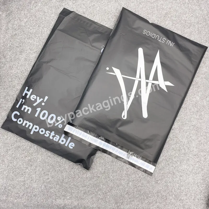 Small Moq Custom Logo 100% Compostable Mailer Bags Mailer Biopdegradable Pla Corn Starch Mailing Bags - Buy Corn Starch Based Biodegradable Bag,Plant Biodegradable Mailing Bags,Compostable Poly Mailer Bags.