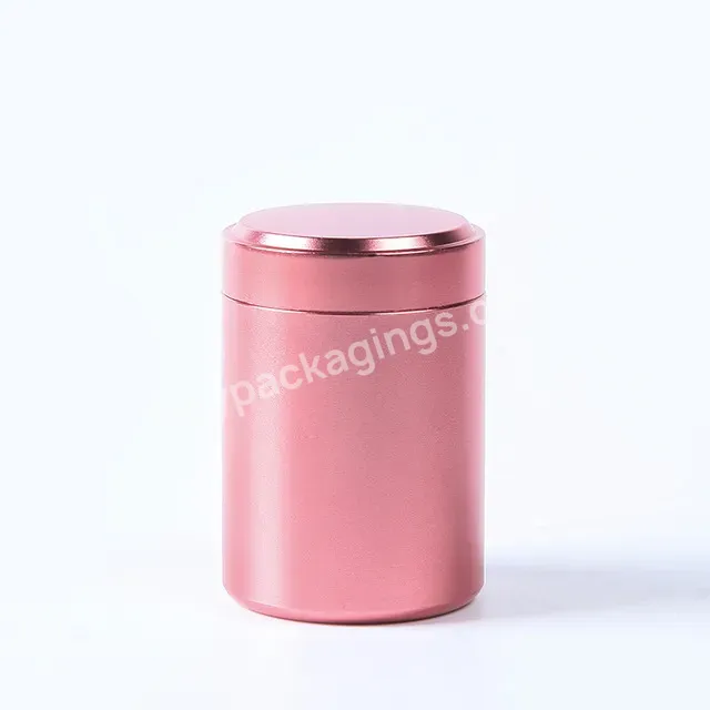 Small Portable Aluminum Alloy Stainless Steel Sealed Can Travel Tea Can Tin Box Packaging Metal Mini - Buy Small Travel Tea Can,Metal Jar Packag,Aluminum Can For Tea.
