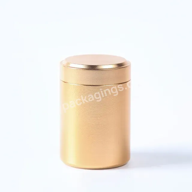 Small Portable Aluminum Alloy Stainless Steel Sealed Can Travel Tea Can Tin Box Packaging Metal Mini - Buy Small Travel Tea Can,Metal Jar Packag,Aluminum Can For Tea.