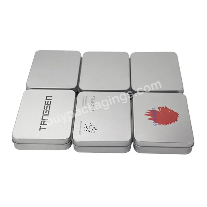 Small Rectangular Playing Card Gift Metal Tin Box Candy Case Mint Jar Child Toy Business Credit Cards Packaging Container - Buy Playing Gift Card Tin,Aluminum Gift Tin Box,Metal Tin Box.