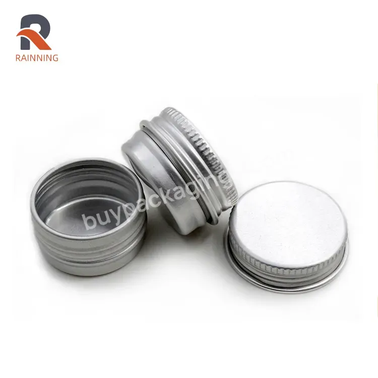 Small Size 5ml Screw Top Metal Containers Aluminum Tin Can With Lids - Buy Metal Containers,Aluminum Tin Can,Tin Can With Lids.